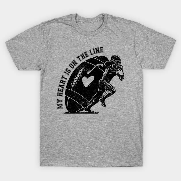 My Heart is on The Line T-Shirt by Customprint